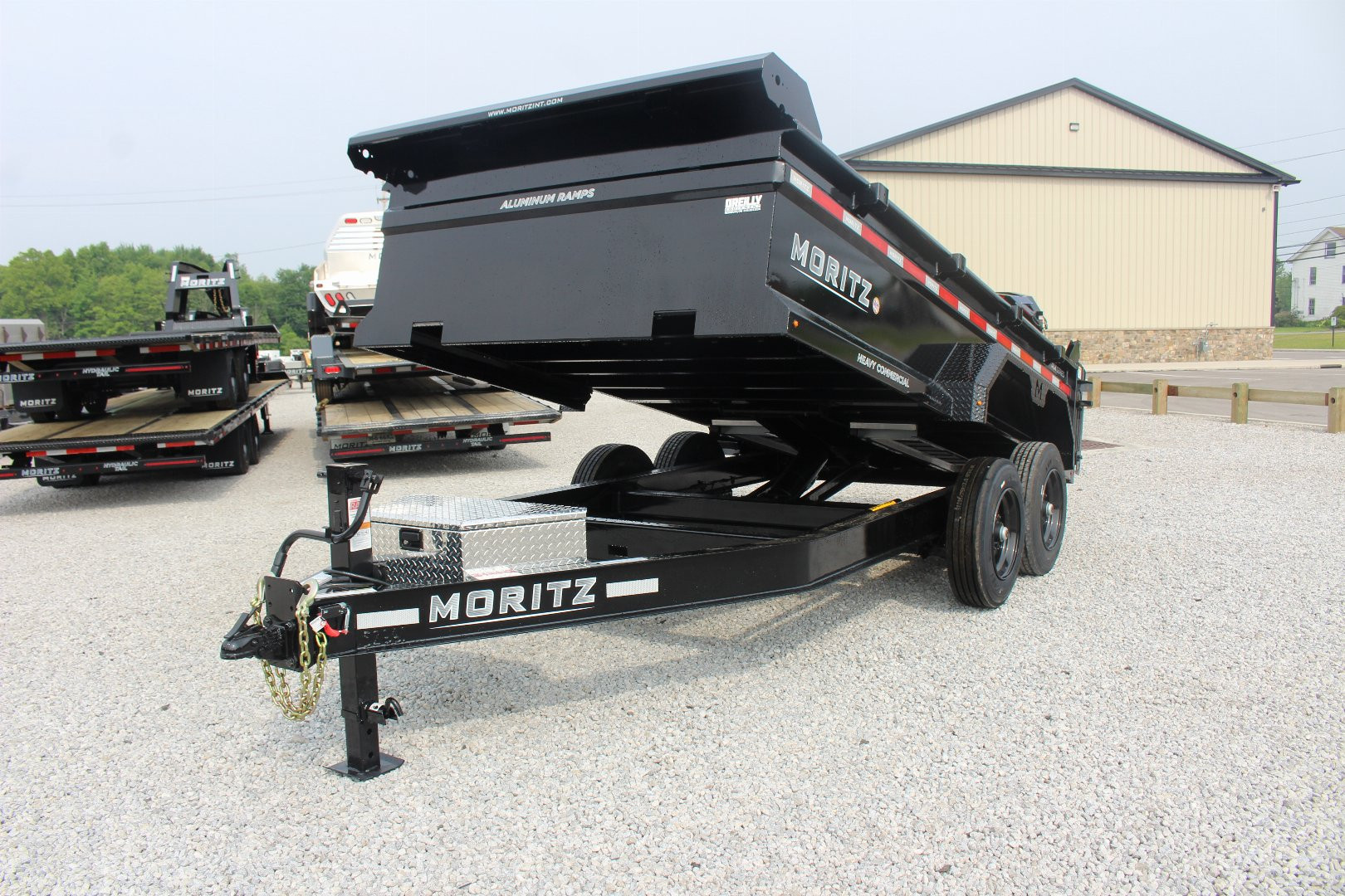 New 2025 Moritz 6' 10" x 14' Heavy Commercial DLH Series Dump Trailer - 16000# GVW