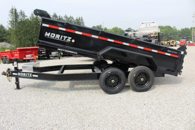 New 2025 Moritz 6' 10" x 14' Heavy Commercial DLH Series Dump Trailer - 16000# GVW