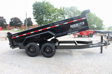 New 2025 Moritz 6' 10" x 14' Heavy Commercial DLH Series Dump Trailer - 16000# GVW