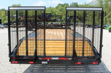 New 2025 Moritz 8' 6" x 18' + 4' Deckover Flatbed w/ Beavertail - Split Mesh Ramps - 14,000# GVW