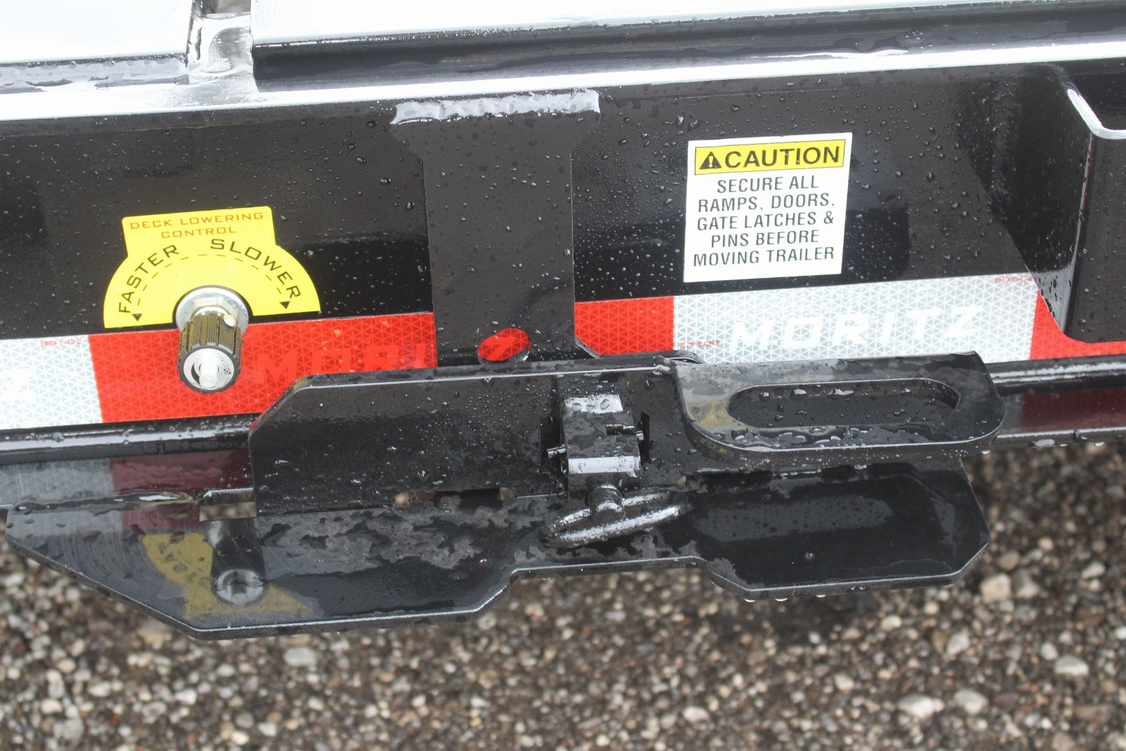New 2025 Moritz 7' x 16' + 4' Low Pro - Gravity Tilt - Equipment Trailer - 16000# GVW