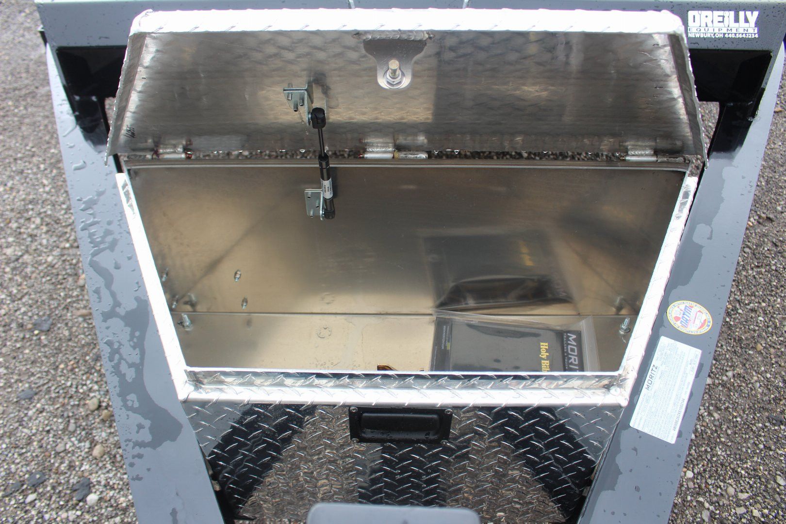 New 2025 Moritz 7' x 16' + 4' Low Pro - Gravity Tilt - Equipment Trailer - 16000# GVW