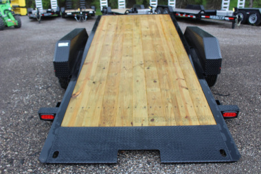 New 2025 Moritz 7' x 16' + 4' Low Pro - Gravity Tilt - Equipment Trailer - 16000# GVW