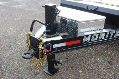 New 2025 Moritz 7' x 16' + 4' Low Pro - Gravity Tilt - Equipment Trailer - 16000# GVW