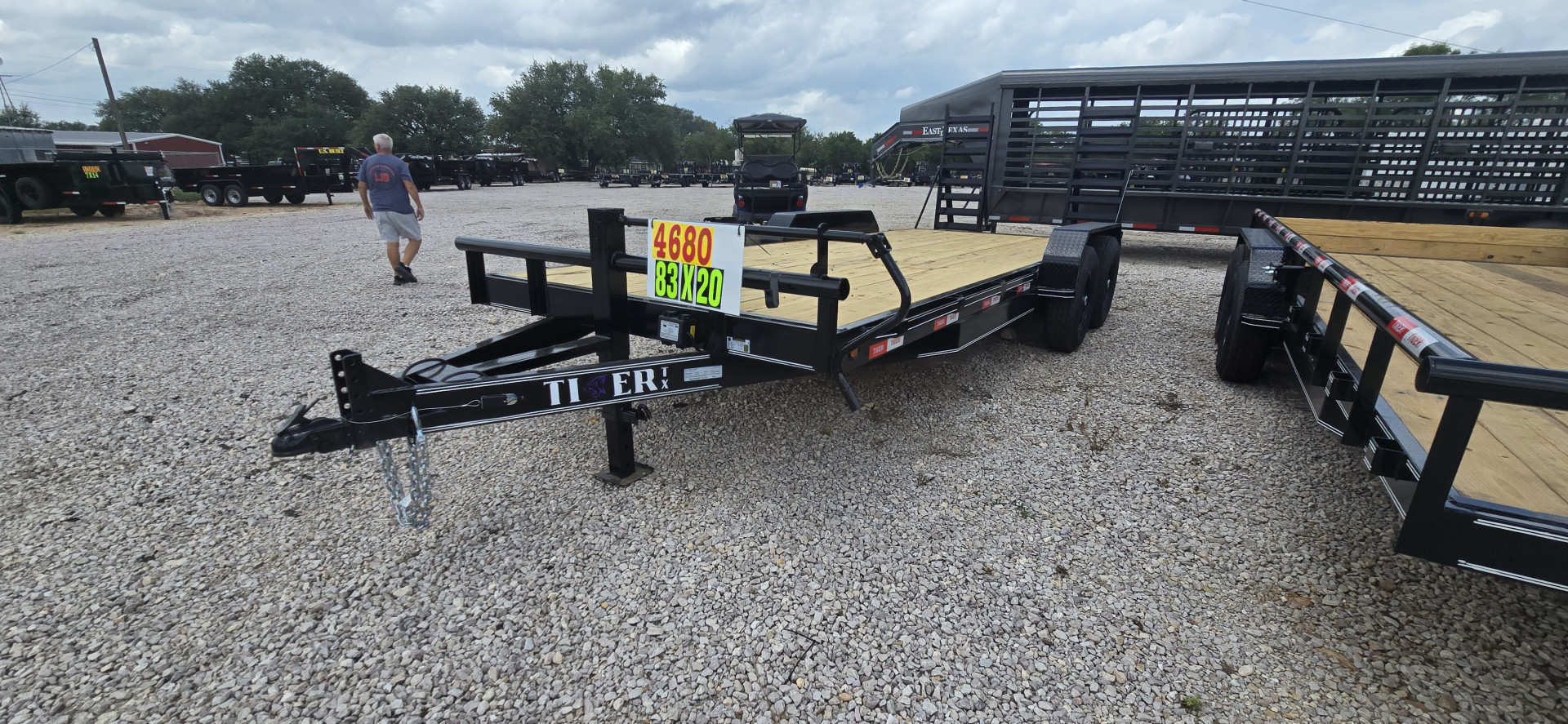 New 2025 Tiger Trailers 83" X 20' Utility Trailer
