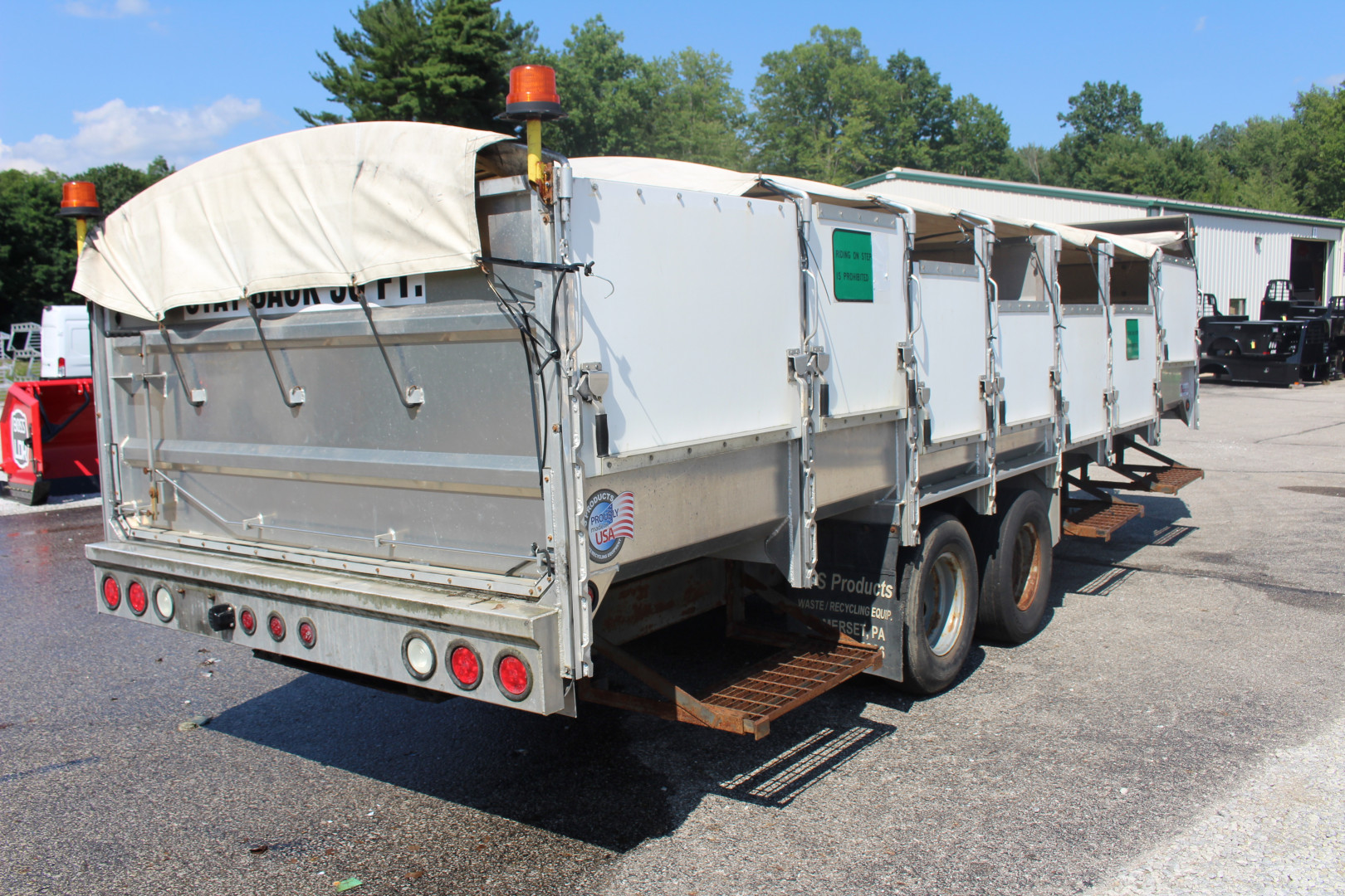 Used 2015 GS Products GS3000T 8' x 30' Dump Trailer - 18,000# GVW