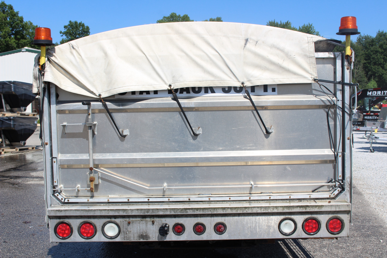 Used 2015 GS Products GS3000T 8' x 30' Dump Trailer - 18,000# GVW