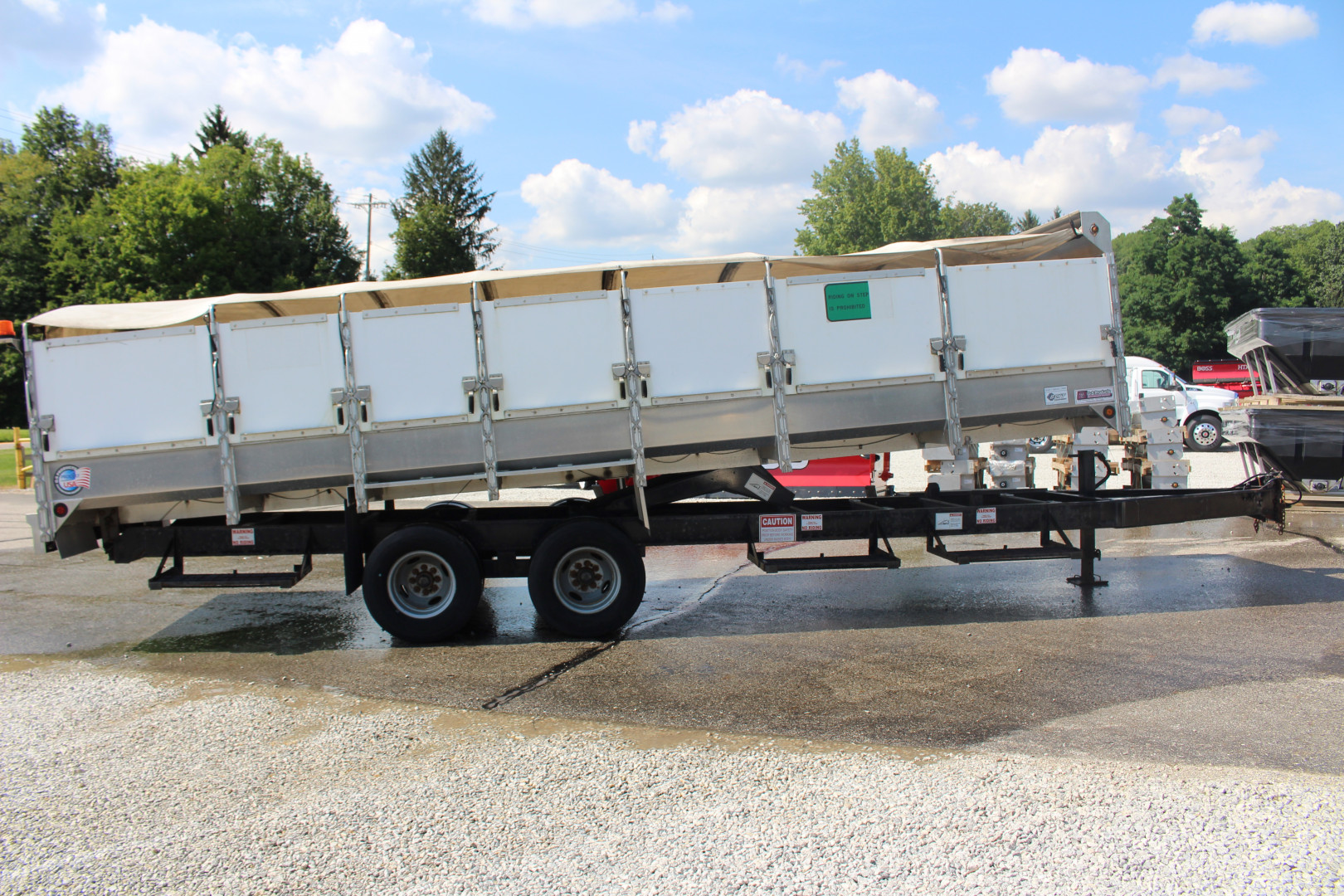 Used 2019 GS Products GS3000T 8' x 30' Dump Trailer - 18,000# GVW