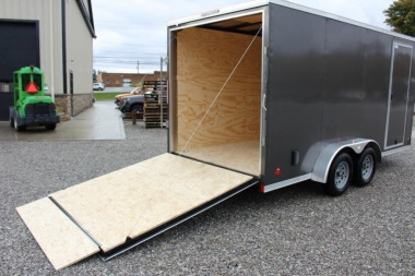 New 2025 Darkhorse Cargo DHW 7' x 16' Enclosed Trailer - Rear Ramp Door - 7' Interior Height - 7000# GVW