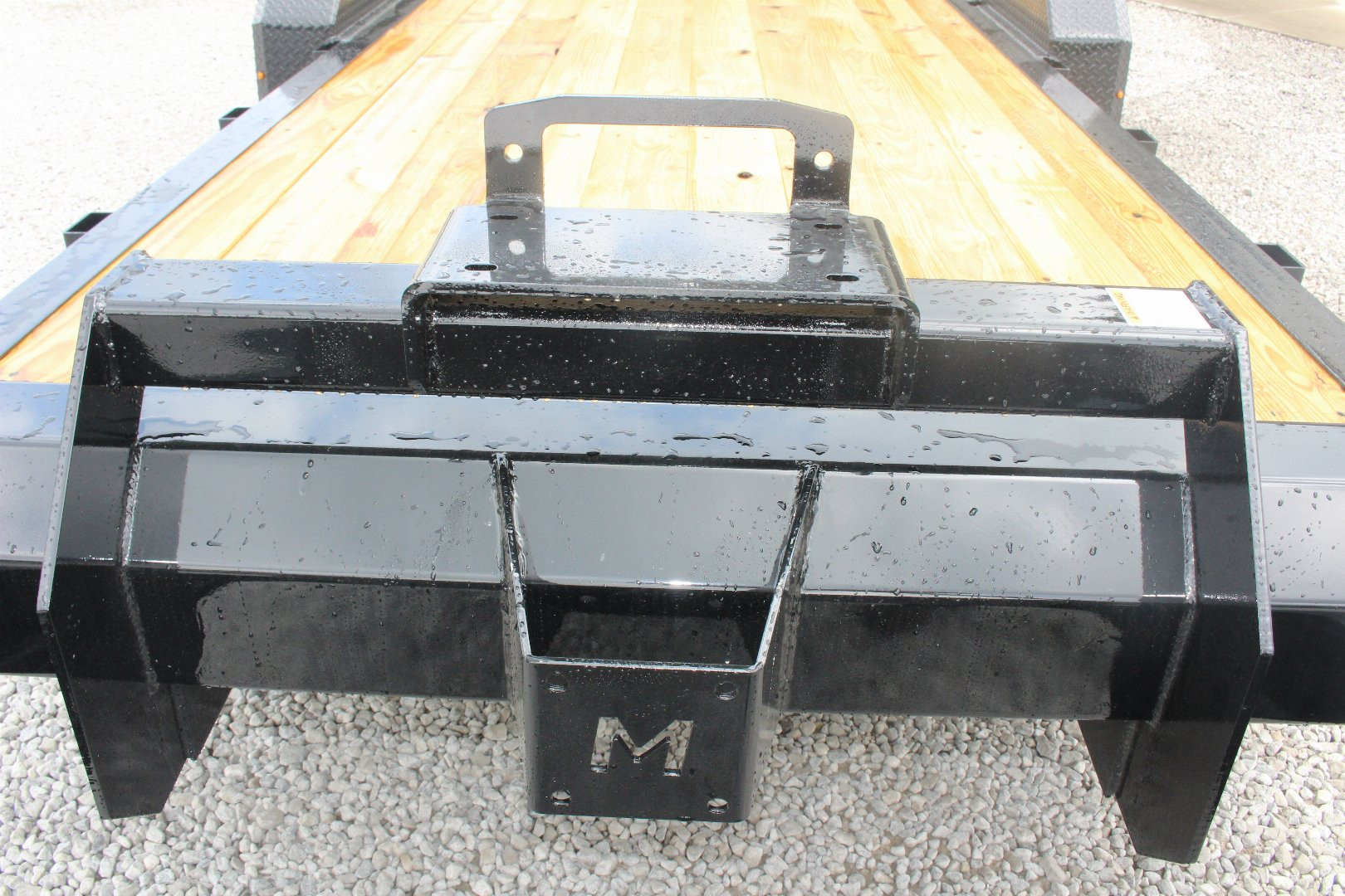 New 2025 Moritz 7' x 14' + 6' Low Pro - Hydraulic Power Tail -  Equipment Trailer - 14000# GVW