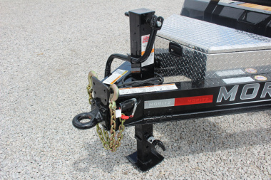 New 2025 Moritz 7' x 14' + 6' Low Pro - Hydraulic Power Tail -  Equipment Trailer - 14000# GVW