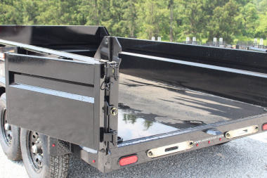 New 2025 Moritz 6' 10" x 12' Heavy Commercial DLH Series Dump Trailer - 14000# GVW