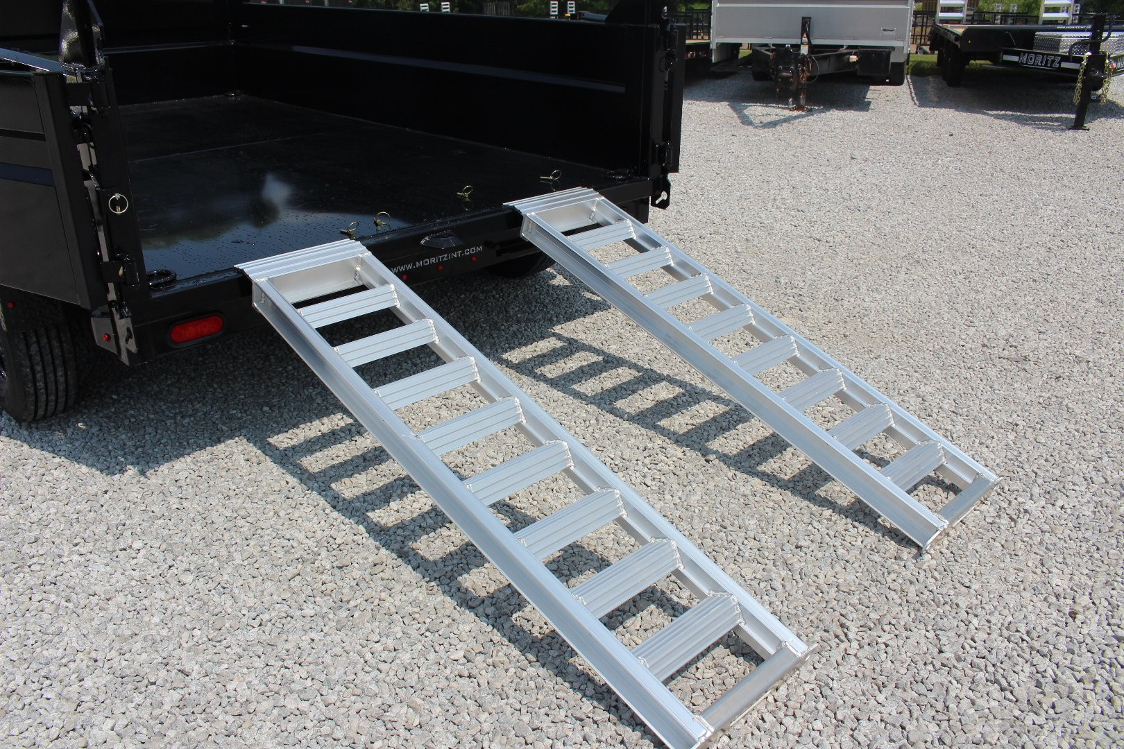 New 2025 Moritz 6' 10" x 12' Heavy Commercial DLH Series Dump Trailer - 14000# GVW