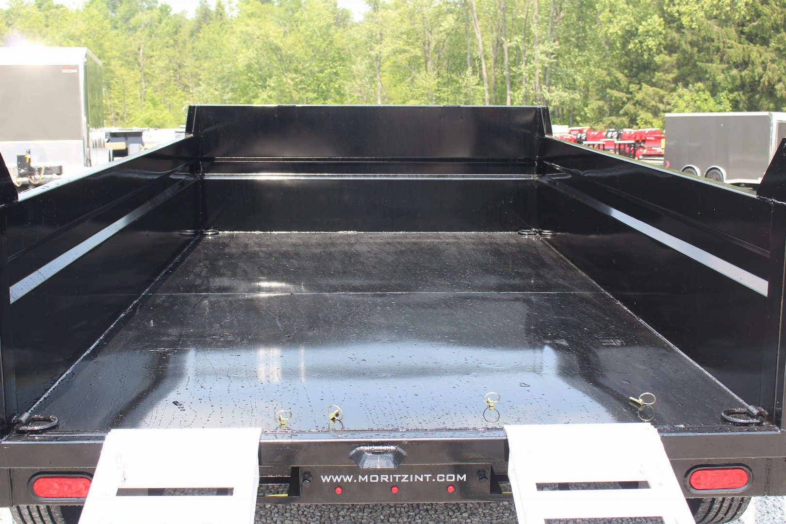 New 2025 Moritz 6' 10" x 12' Heavy Commercial DLH Series Dump Trailer - 14000# GVW
