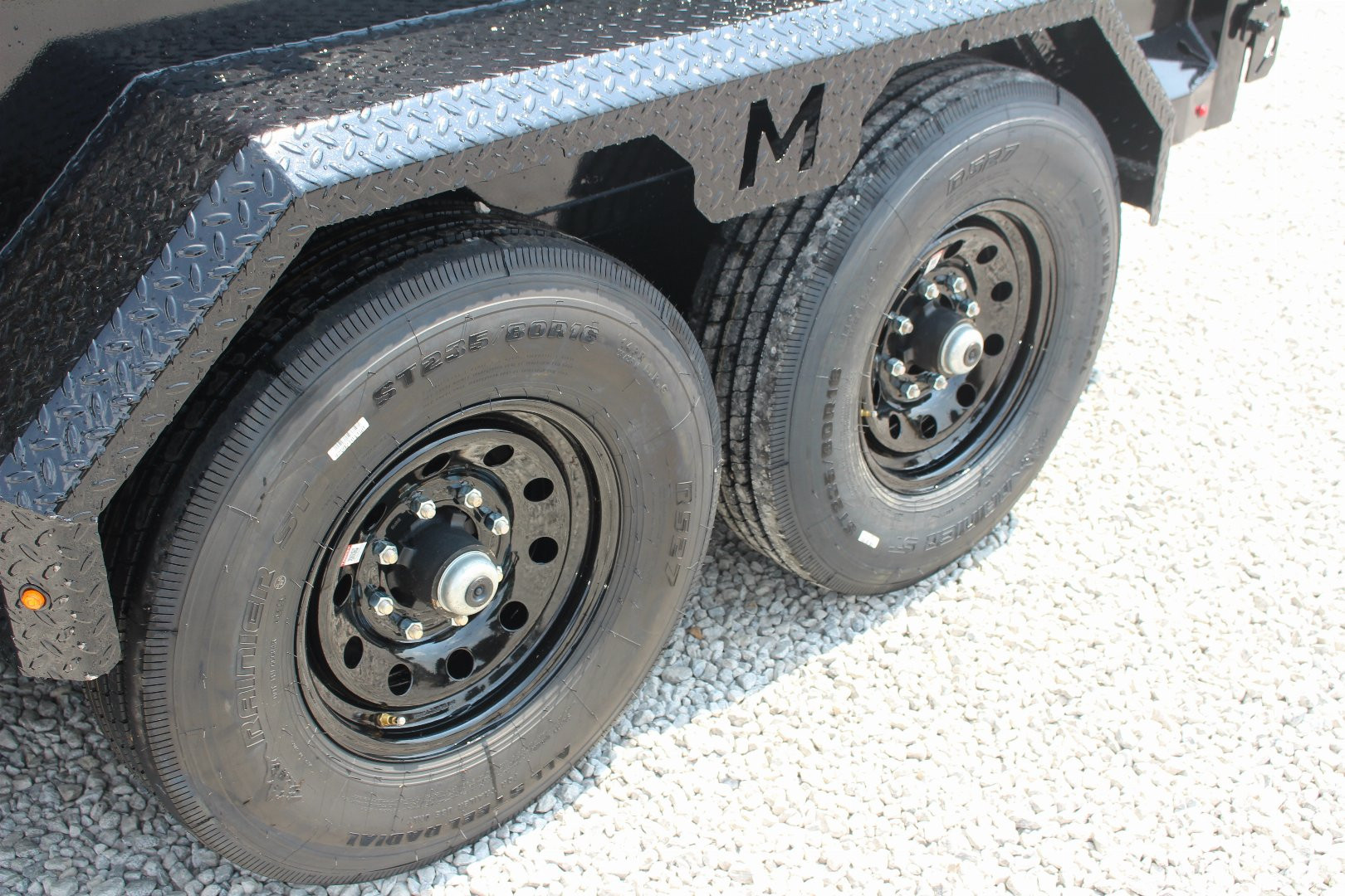 New 2025 Moritz 6' 10" x 12' Heavy Commercial DLH Series Dump Trailer - 14000# GVW