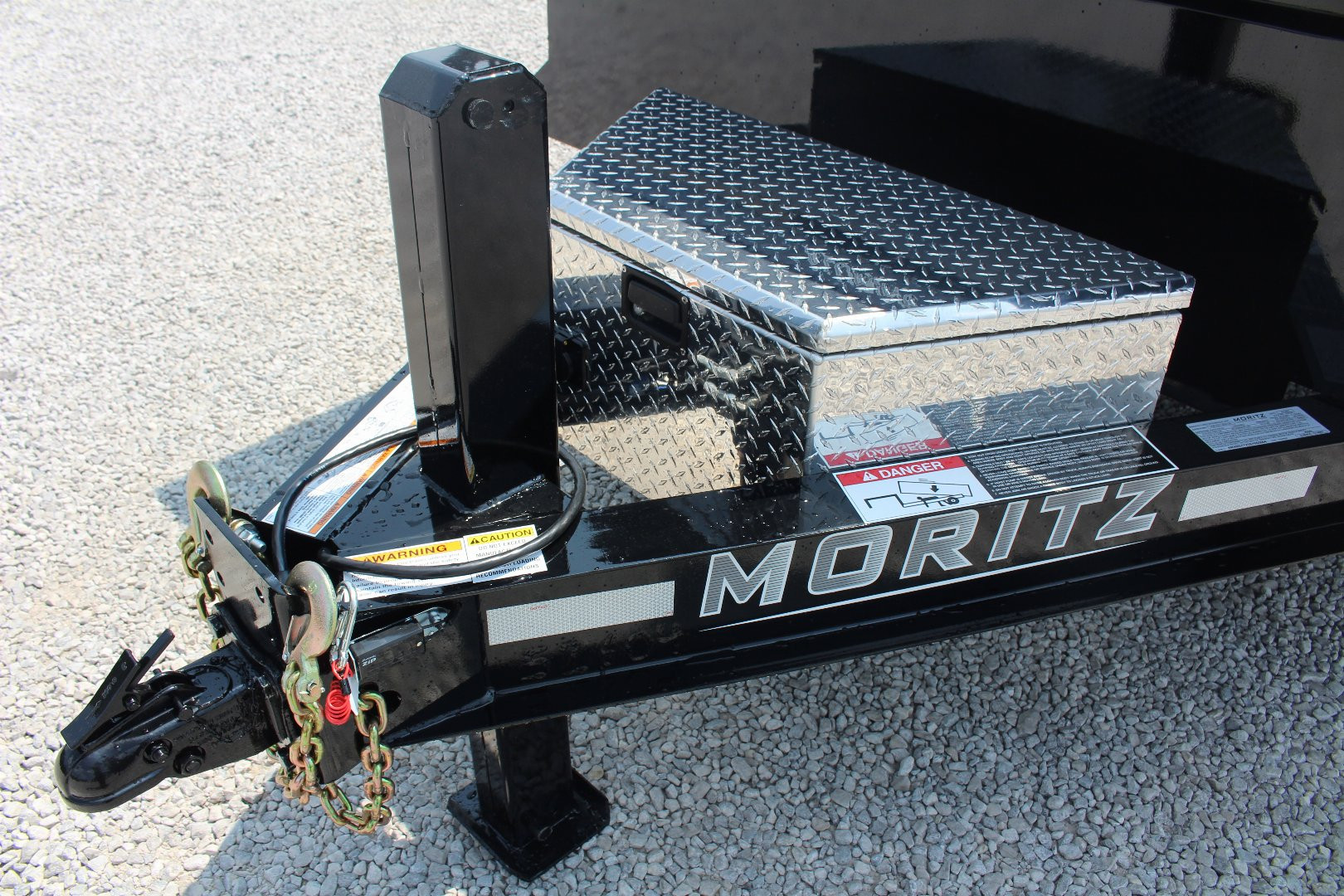 New 2025 Moritz 6' 10" x 12' Heavy Commercial DLH Series Dump Trailer - 14000# GVW