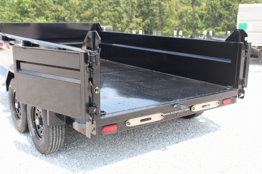 New 2025 Moritz 6' 10" x 12' Heavy Commercial DLH Series Dump Trailer - 14000# GVW