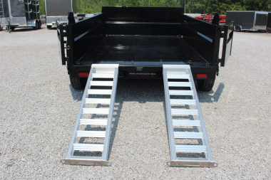 New 2025 Moritz 6' 10" x 12' Heavy Commercial DLH Series Dump Trailer - 14000# GVW