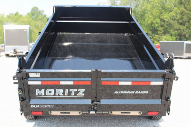 New 2025 Moritz 6' 10" x 12' Heavy Commercial DLH Series Dump Trailer - 14000# GVW