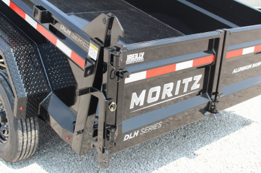 New 2025 Moritz 6' 10" x 12' Heavy Commercial DLH Series Dump Trailer - 14000# GVW