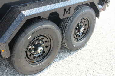 New 2025 Moritz 6' 10" x 12' Heavy Commercial DLH Series Dump Trailer - 14000# GVW