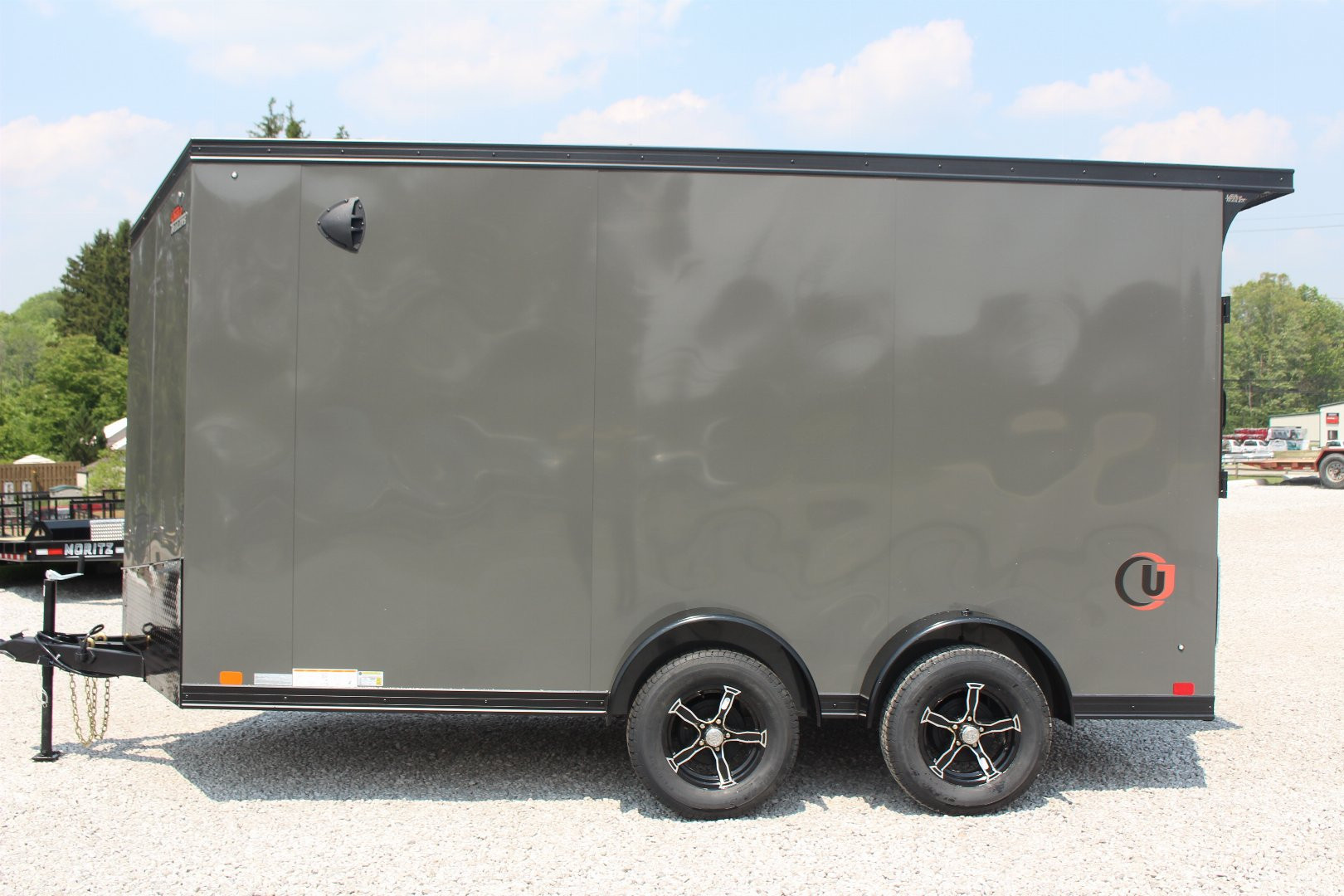 New 2025 United UJ 7' x 14' Enclosed Cargo Trailer - 7000# GVW - RAMP DOOR - 7' INTERIOR HEIGHT