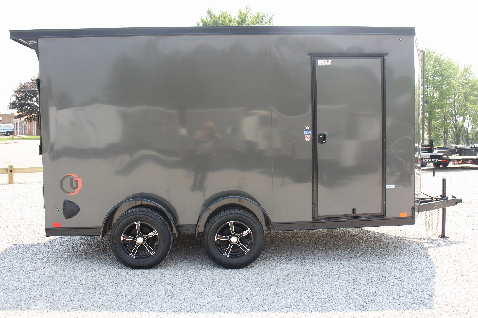 New 2025 United UJ 7' x 14' Enclosed Cargo Trailer - 7000# GVW - RAMP DOOR - 7' INTERIOR HEIGHT