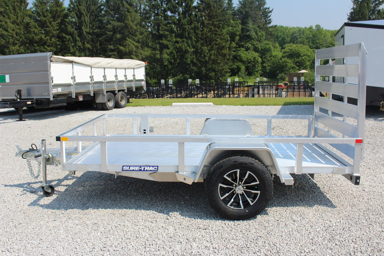New 2025 Sure-Trac 6' x 10' Aluminum Utility Trailer - Ramp - 2990# GVW