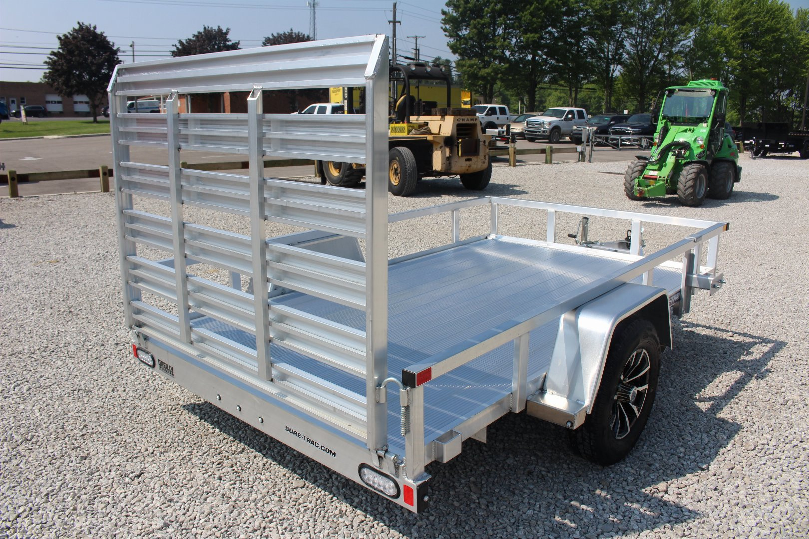 New 2025 Sure-Trac 6' x 10' Aluminum Utility Trailer - Ramp - 2990# GVW