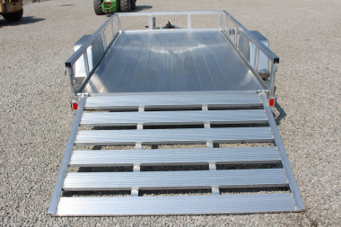 New 2025 Sure-Trac 6' x 10' Aluminum Utility Trailer - Ramp - 2990# GVW