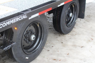 New 2025 Moritz 8' 6" x 22' + 4' Deckover Flatbed w/ Beavertail - Aluminum Ramps - 16,000# GVW