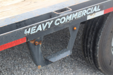 Used 2021 Moritz 8' 6" x 22' + 4' Deckover Flatbed w/ Beavertail - Aluminum Ramps - 14,000# GVW