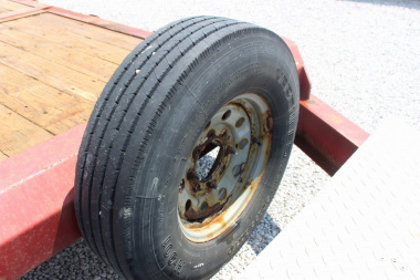 Used 2018 Moritz 7' x 16' + 6' Low Pro - Gravity Tilt - Equipment Trailer - 14000# GVW