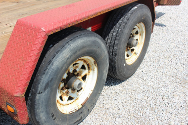 Used 2018 Moritz 7' x 16' + 6' Low Pro - Gravity Tilt - Equipment Trailer - 14000# GVW