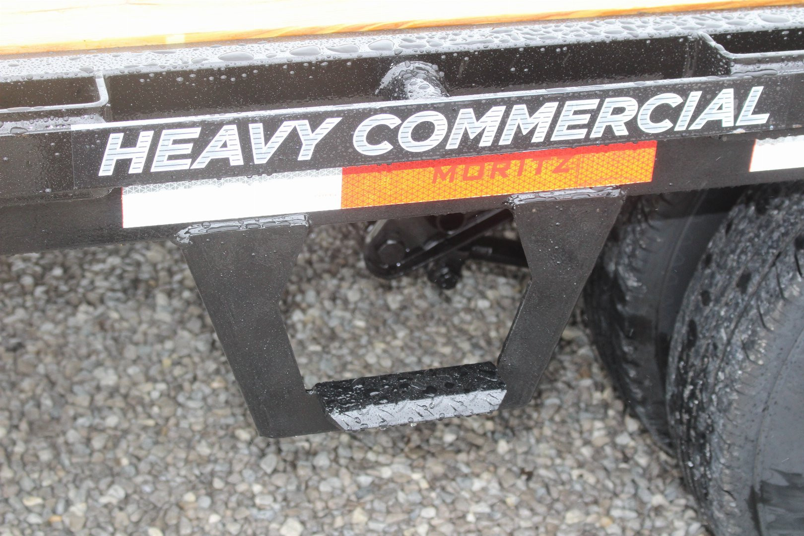 New 2025 Moritz FDGH Hydraulic Tail 30' GOOSENECK Deckover Flatbed Trailer- 25900# GVW
