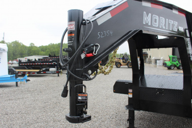 New 2025 Moritz FDGH Hydraulic Tail 30' GOOSENECK Deckover Flatbed Trailer- 25900# GVW