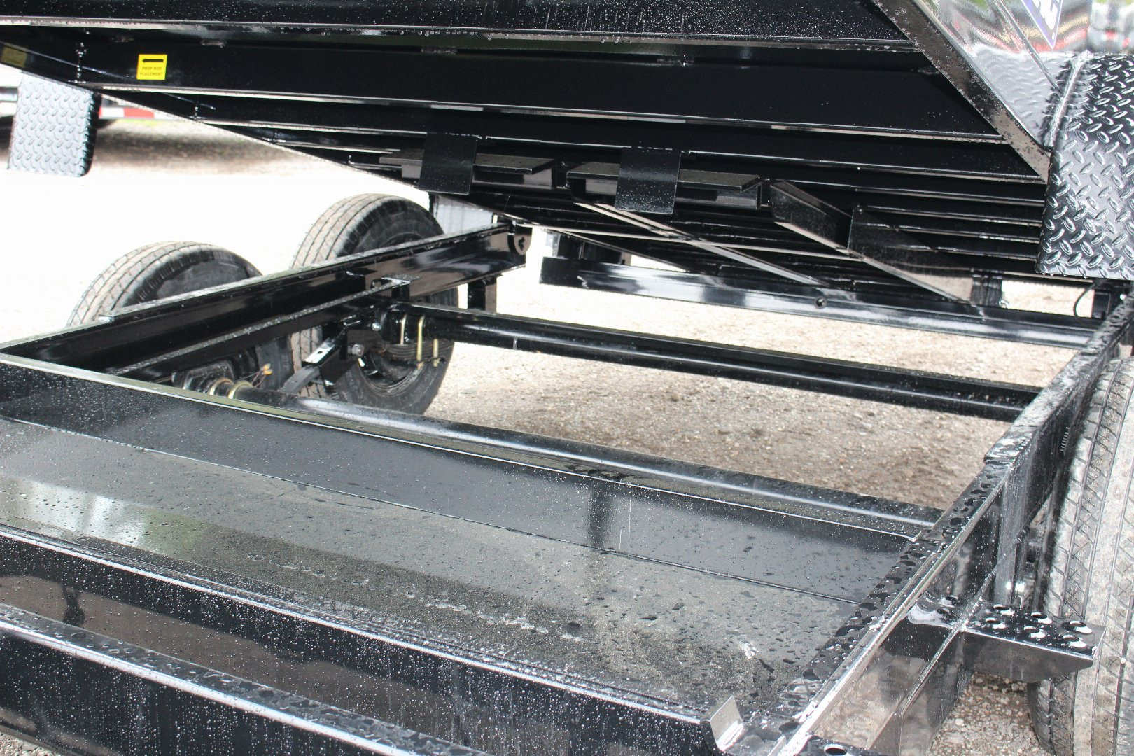 New 2025 Sure-Trac 7' x 12' Hydraulic Dump Trailer - 4' Steel Sides - Telescopic Ram - 14000# GVW
