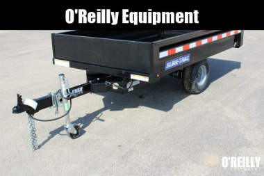 New 2025 SURE-TRAC 4.5' X 8' Deckover Utility Hydraulic Dump Trailer - 2990# GVW