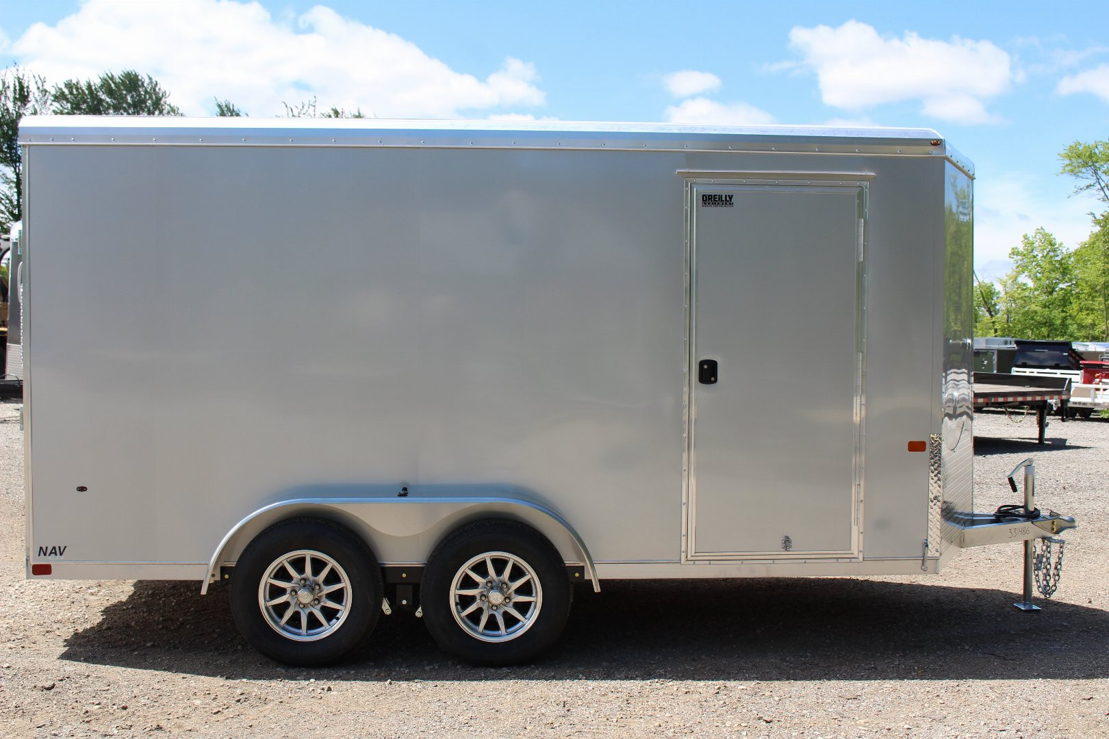 New 2026 NEO Trailers NAV 7' x 14' Aluminum Enclosed Cargo Trailer - Ramp Door - 6' INTERIOR HEIGHT - 7000# GVW