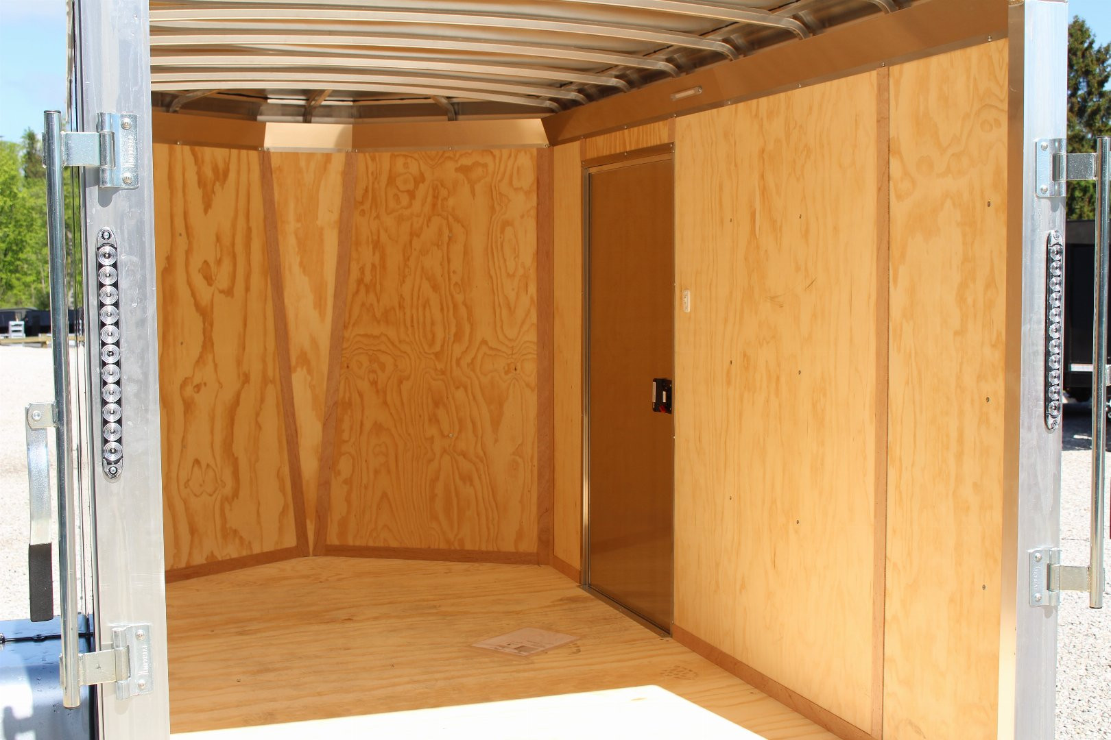 New 2026 NEO Trailers NAV 6' x 10' Aluminum Enclosed Cargo Trailer - Rear Ramp Door - 6' INTERIOR HEIGHT - 2990# GVW