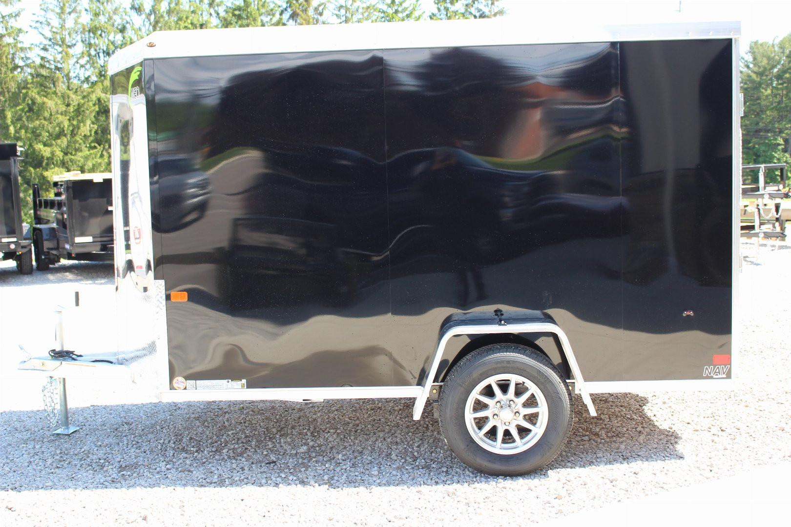 New 2026 NEO Trailers NAV 6' x 10' Aluminum Enclosed Cargo Trailer - Rear Ramp Door - 6' INTERIOR HEIGHT - 2990# GVW