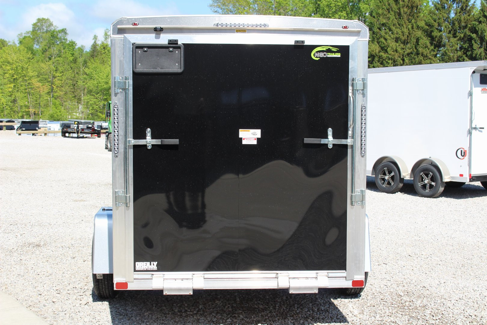 New 2026 NEO Trailers NAV 6' x 10' Aluminum Enclosed Cargo Trailer - Rear Ramp Door - 6' INTERIOR HEIGHT - 2990# GVW