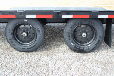 New 2025 Moritz 8' 6" x 20' + 4' Deckover Flatbed w/ Beavertail - Aluminum Ramps - 16,000# GVW