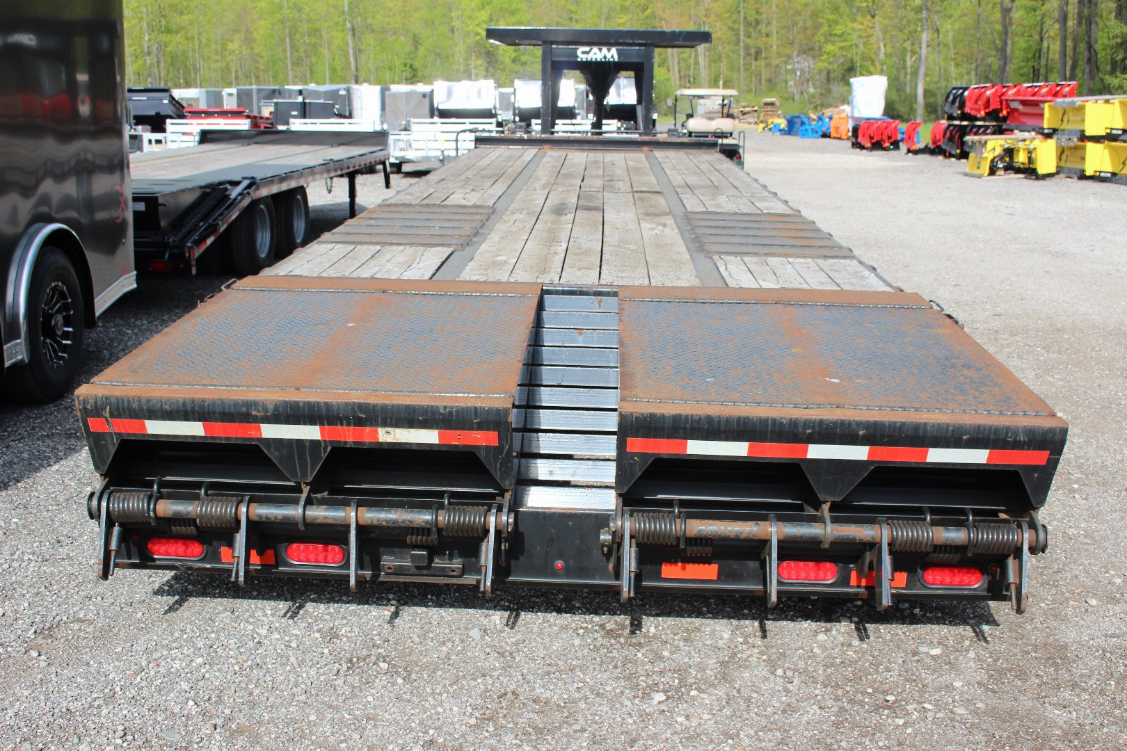 Used 2021 Cam Superline P12CAM8275TEGNSR Deckover Trailer