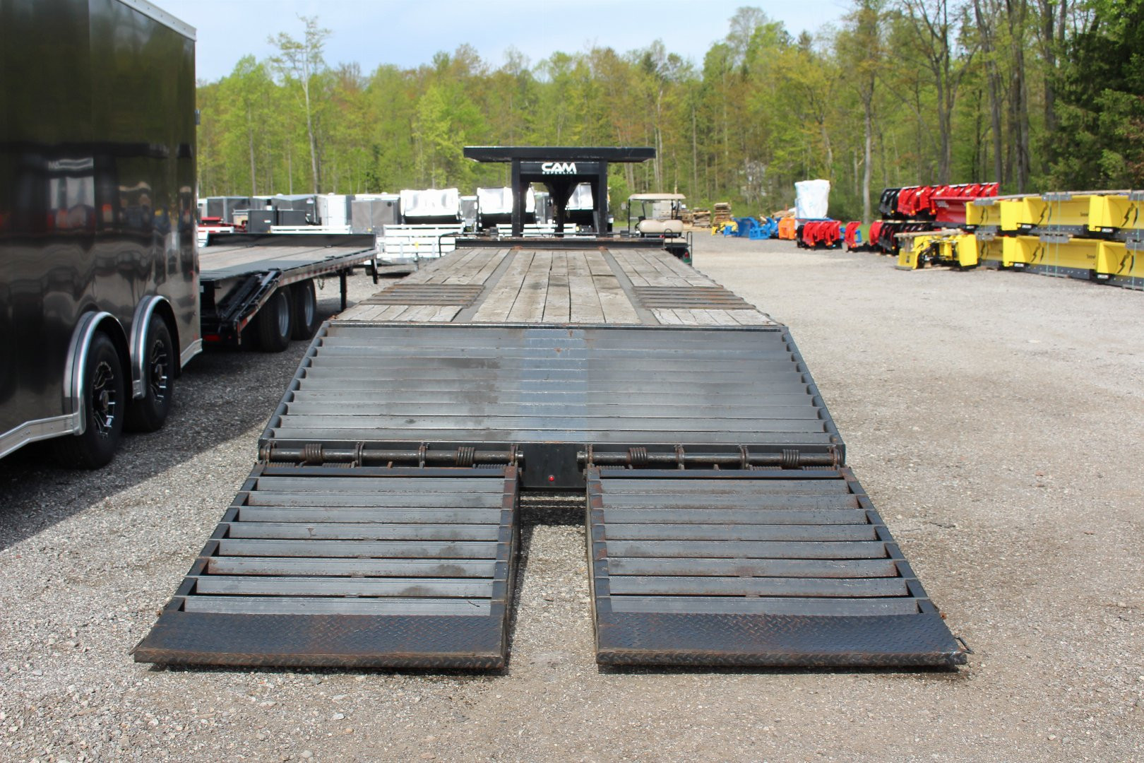 Used 2021 Cam Superline P12CAM8275TEGNSR Deckover Trailer
