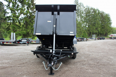 New 2025 Sure-Trac 7' x 12' Hydraulic Dump Trailer - 4' Steel Sides - Telescopic Ram - 14000# GVW