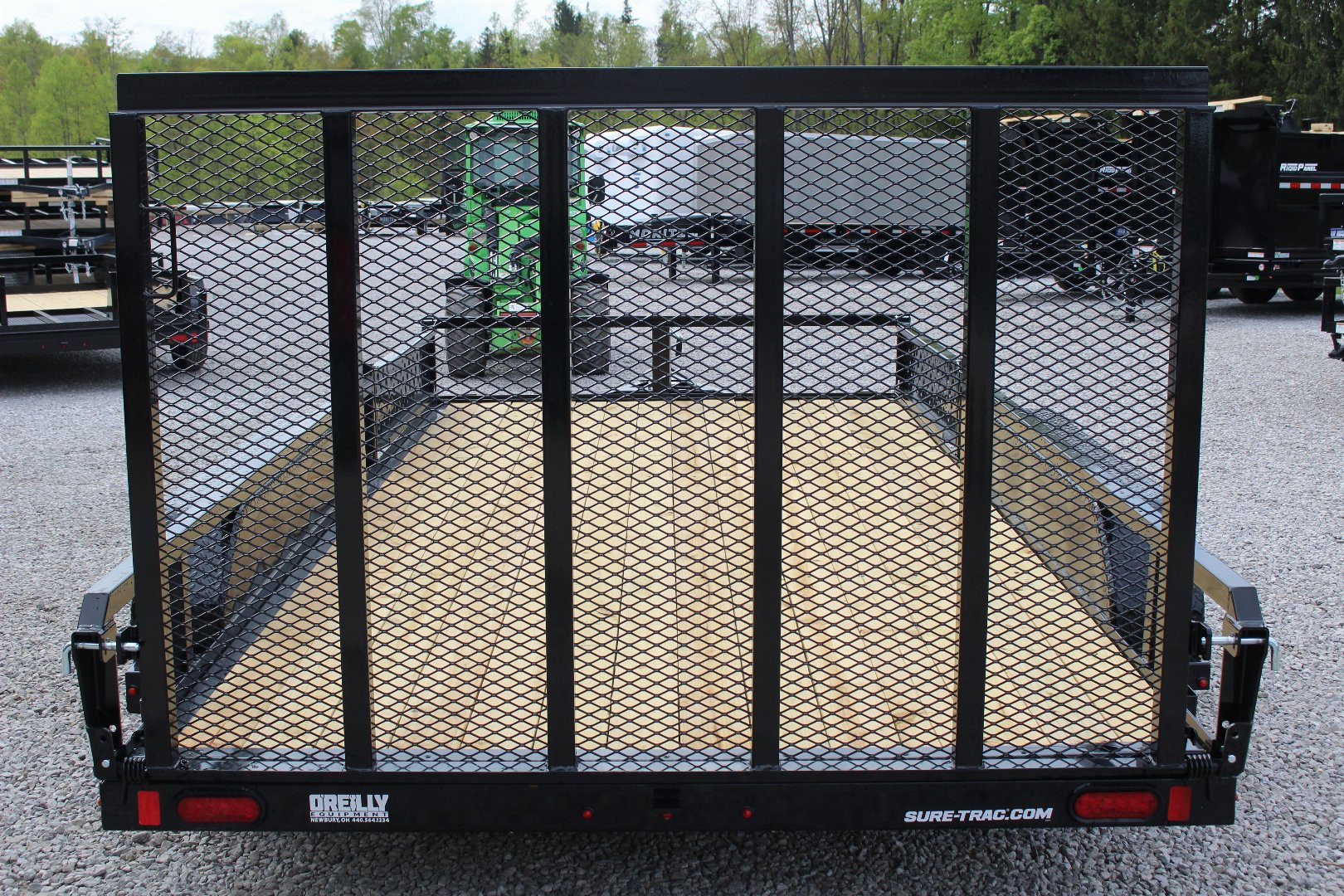 New 2025 Sure-Trac 7' x 14' Tandem Axle Tube Top ATV Trailer - 7000# GVW