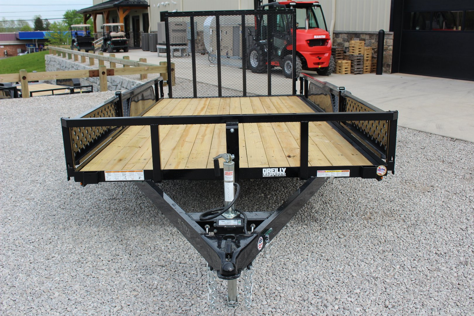New 2025 Sure-Trac 7' x 14' Tandem Axle Tube Top ATV Trailer - 7000# GVW