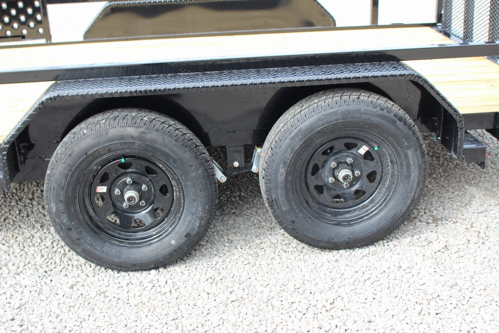 New 2025 Sure-Trac 7' x 14' Tandem Axle Tube Top ATV Trailer - 7000# GVW
