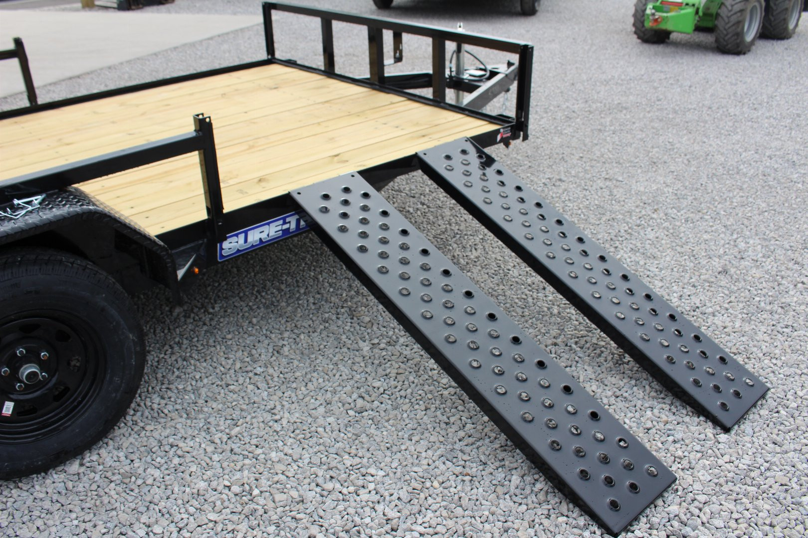 New 2025 Sure-Trac 7' x 14' Tandem Axle Tube Top ATV Trailer - 7000# GVW